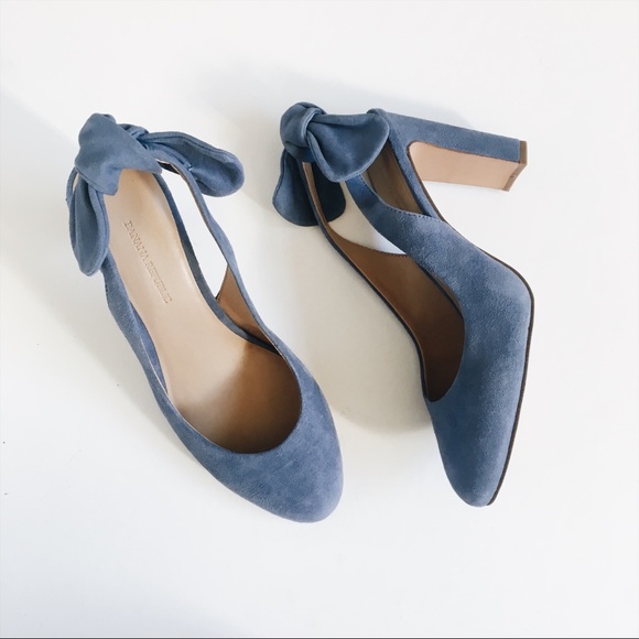Banana Republic Shoes - Banana Republic Blue Cadi Suede Slingback size 8.5